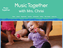 Tablet Screenshot of musictogetherwithmrschrisi.com